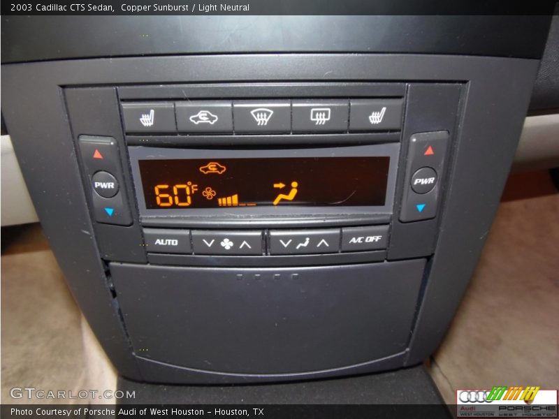 Copper Sunburst / Light Neutral 2003 Cadillac CTS Sedan