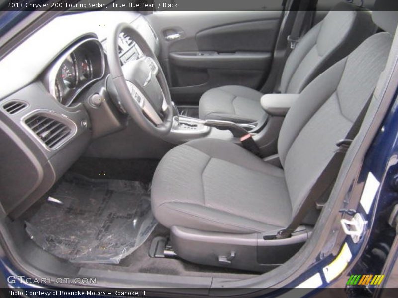 True Blue Pearl / Black 2013 Chrysler 200 Touring Sedan