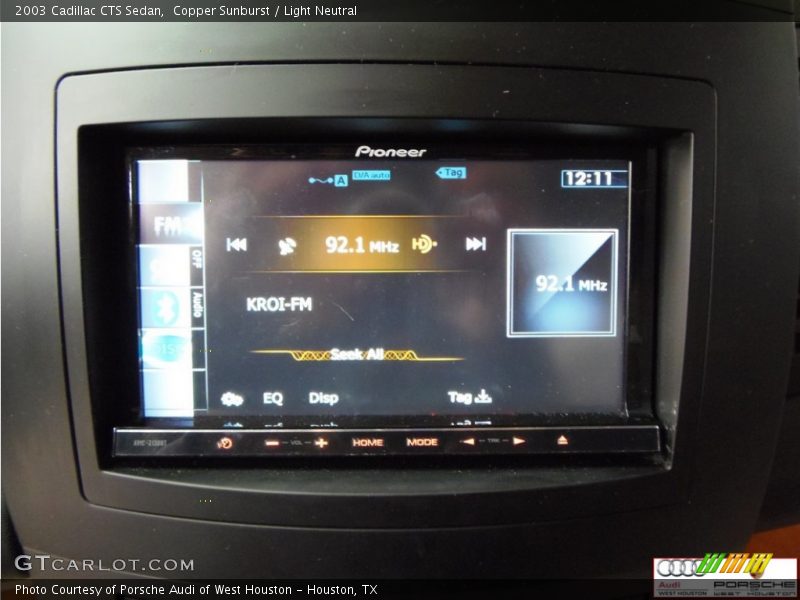 Copper Sunburst / Light Neutral 2003 Cadillac CTS Sedan