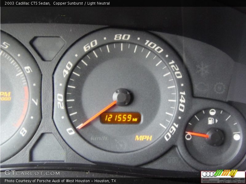 Copper Sunburst / Light Neutral 2003 Cadillac CTS Sedan