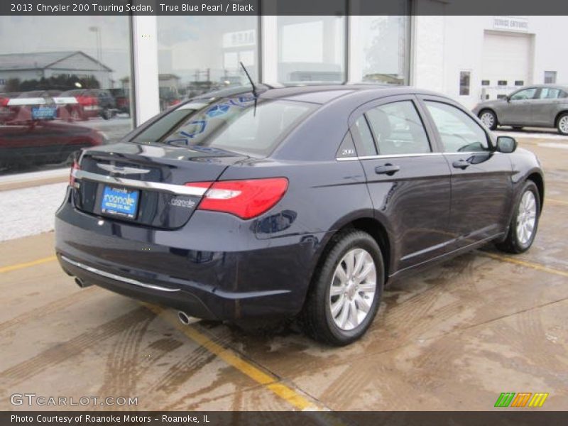 True Blue Pearl / Black 2013 Chrysler 200 Touring Sedan