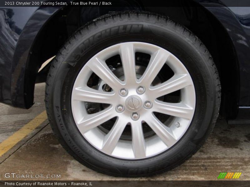 True Blue Pearl / Black 2013 Chrysler 200 Touring Sedan