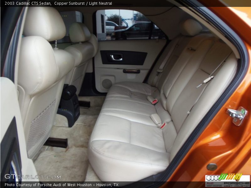 Copper Sunburst / Light Neutral 2003 Cadillac CTS Sedan