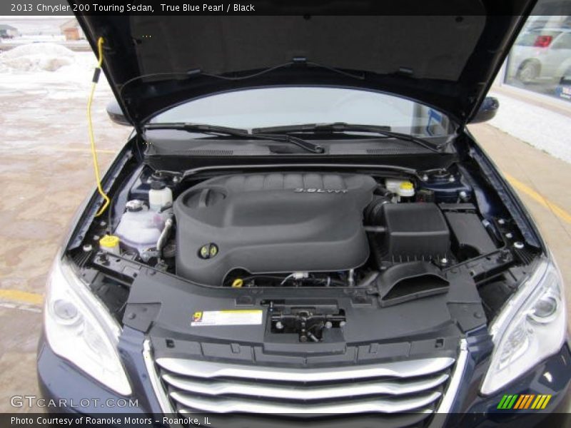 True Blue Pearl / Black 2013 Chrysler 200 Touring Sedan