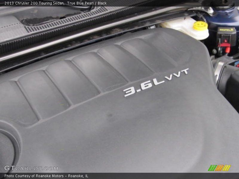 True Blue Pearl / Black 2013 Chrysler 200 Touring Sedan