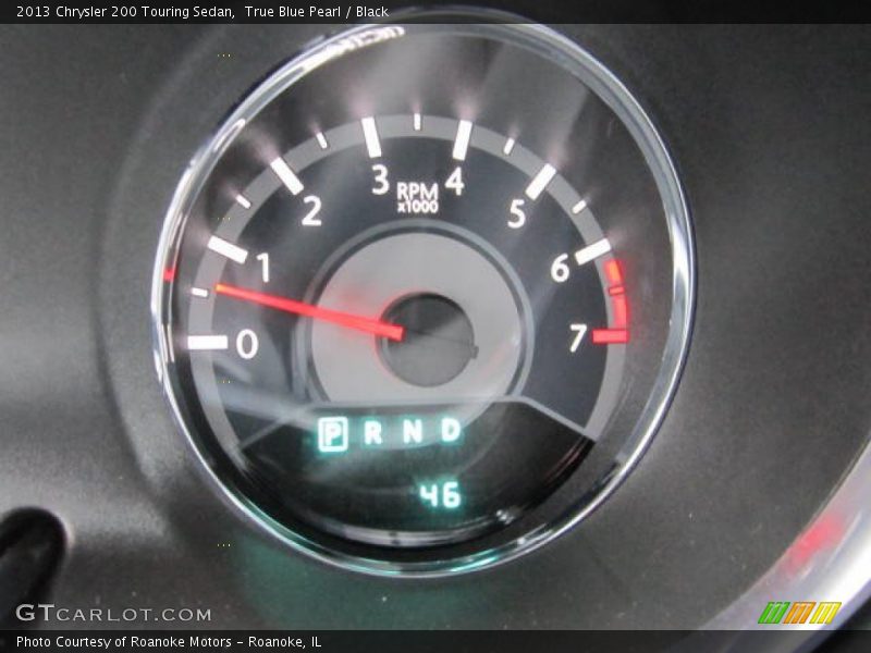 True Blue Pearl / Black 2013 Chrysler 200 Touring Sedan