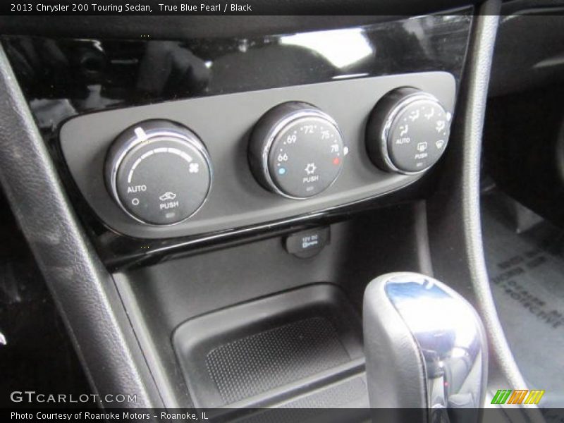 True Blue Pearl / Black 2013 Chrysler 200 Touring Sedan
