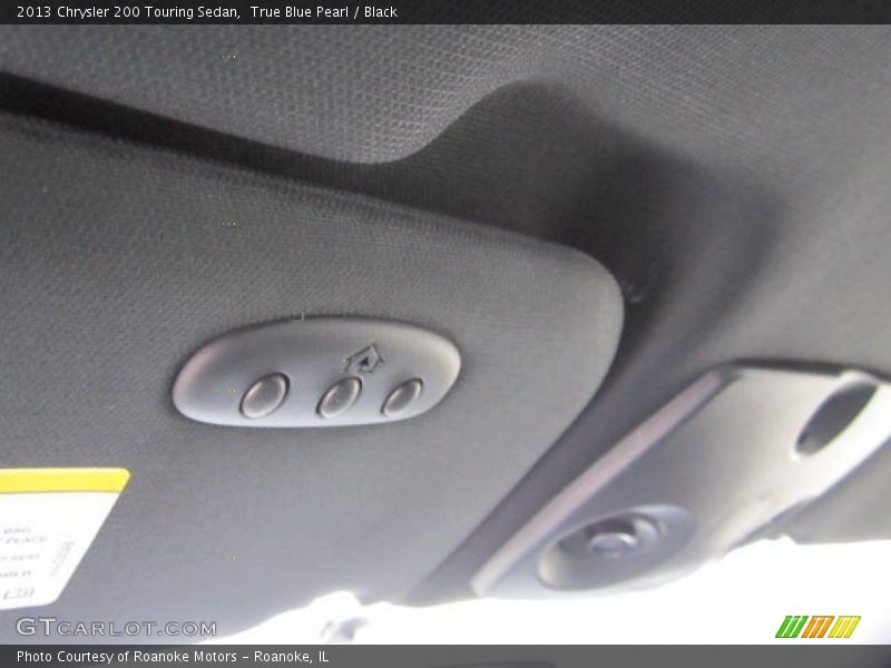 True Blue Pearl / Black 2013 Chrysler 200 Touring Sedan