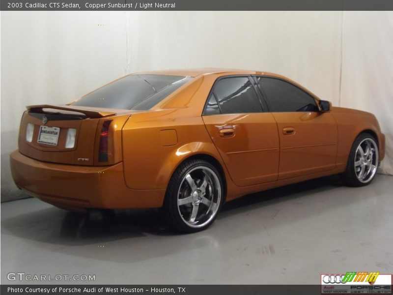 Copper Sunburst / Light Neutral 2003 Cadillac CTS Sedan