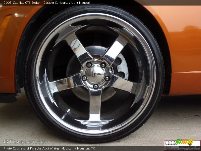 Copper Sunburst / Light Neutral 2003 Cadillac CTS Sedan