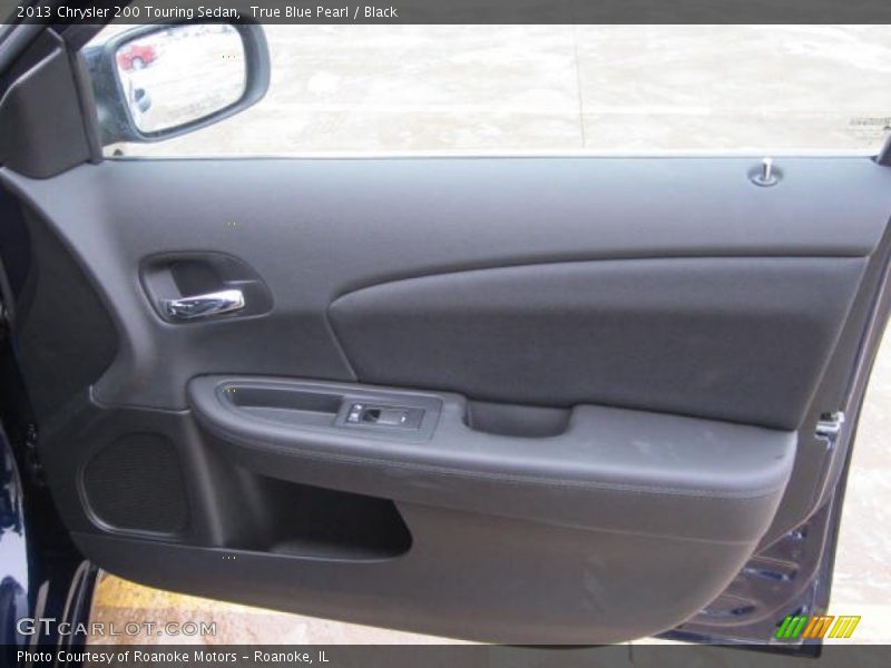 True Blue Pearl / Black 2013 Chrysler 200 Touring Sedan
