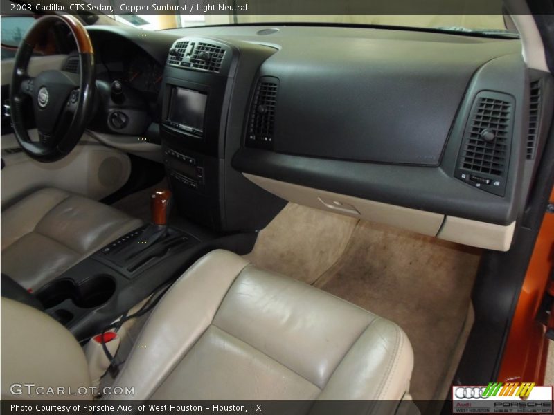 Copper Sunburst / Light Neutral 2003 Cadillac CTS Sedan