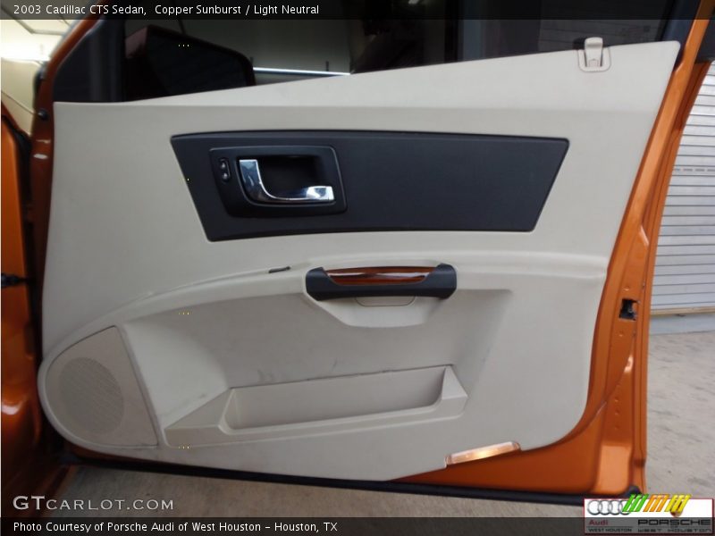 Copper Sunburst / Light Neutral 2003 Cadillac CTS Sedan