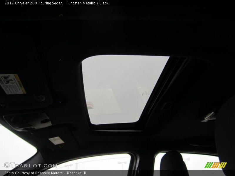 Tungsten Metallic / Black 2012 Chrysler 200 Touring Sedan