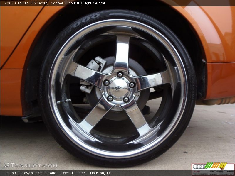 Copper Sunburst / Light Neutral 2003 Cadillac CTS Sedan