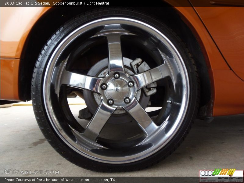 Copper Sunburst / Light Neutral 2003 Cadillac CTS Sedan