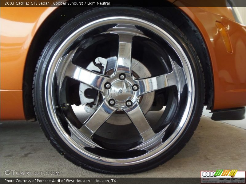 Copper Sunburst / Light Neutral 2003 Cadillac CTS Sedan