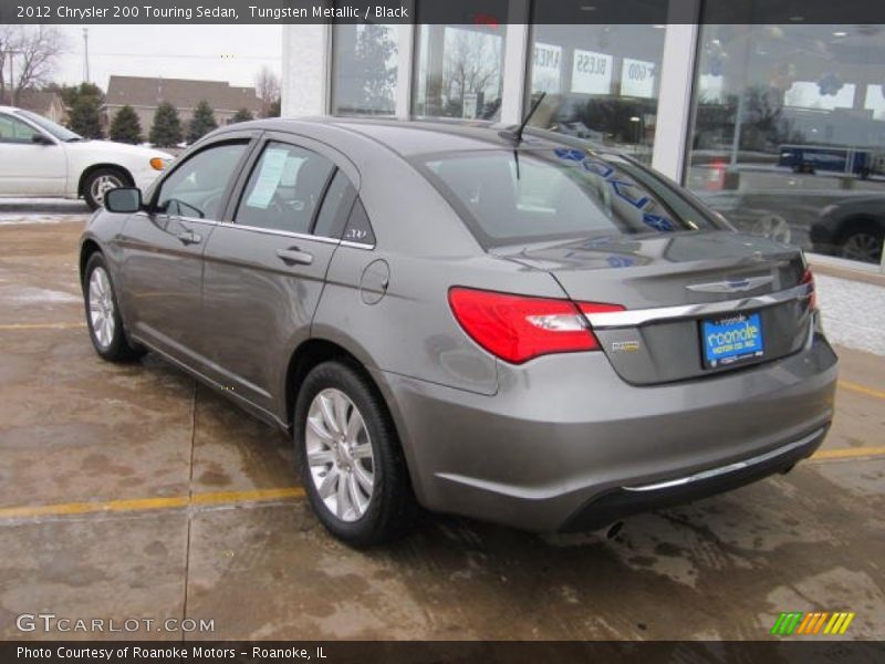 Tungsten Metallic / Black 2012 Chrysler 200 Touring Sedan