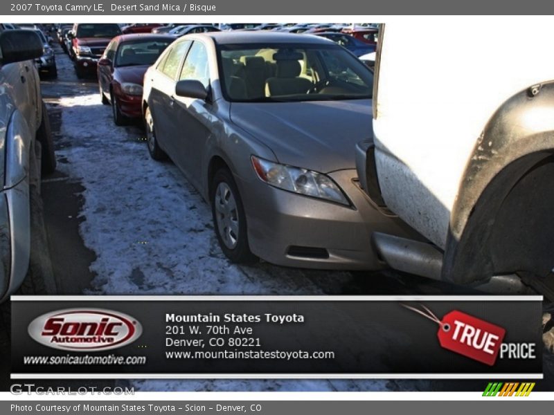 Desert Sand Mica / Bisque 2007 Toyota Camry LE