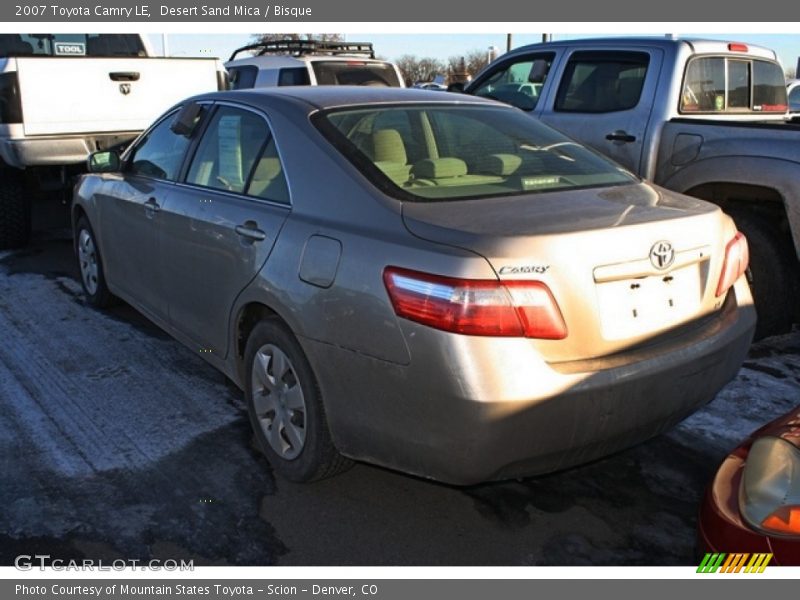 Desert Sand Mica / Bisque 2007 Toyota Camry LE