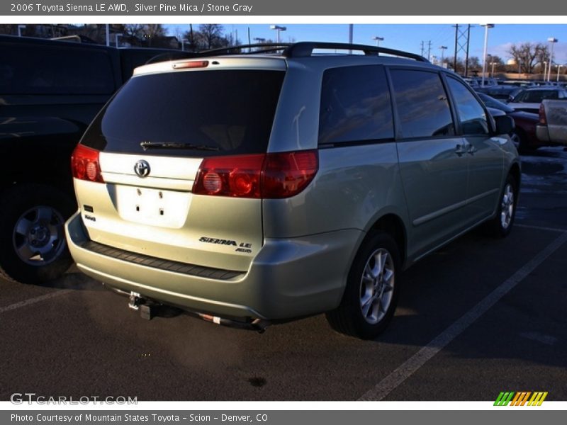 Silver Pine Mica / Stone Gray 2006 Toyota Sienna LE AWD