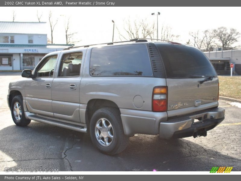 Pewter Metallic / Stone Gray 2002 GMC Yukon XL Denali AWD