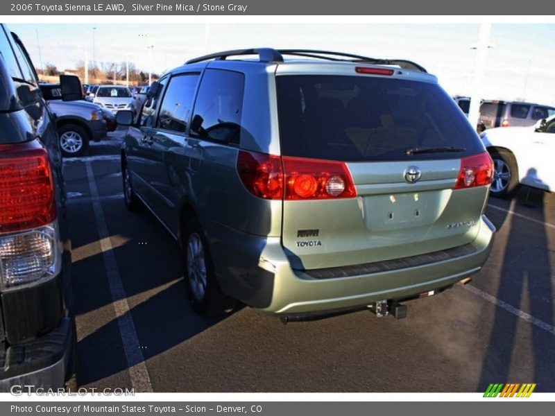 Silver Pine Mica / Stone Gray 2006 Toyota Sienna LE AWD