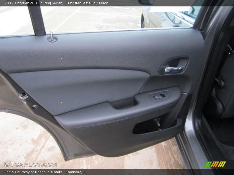 Tungsten Metallic / Black 2012 Chrysler 200 Touring Sedan