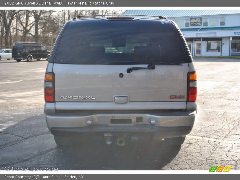 Pewter Metallic / Stone Gray 2002 GMC Yukon XL Denali AWD