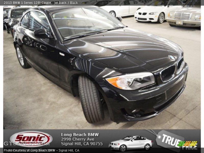 Jet Black / Black 2013 BMW 1 Series 128i Coupe
