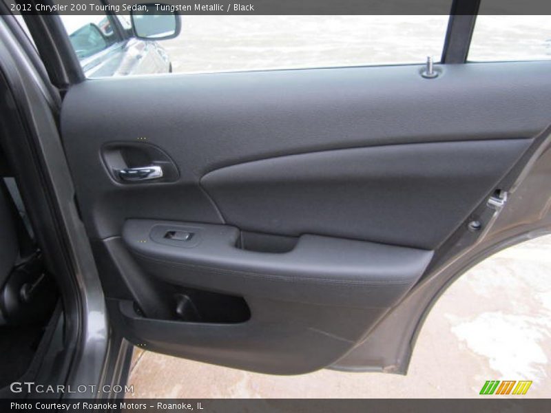 Tungsten Metallic / Black 2012 Chrysler 200 Touring Sedan
