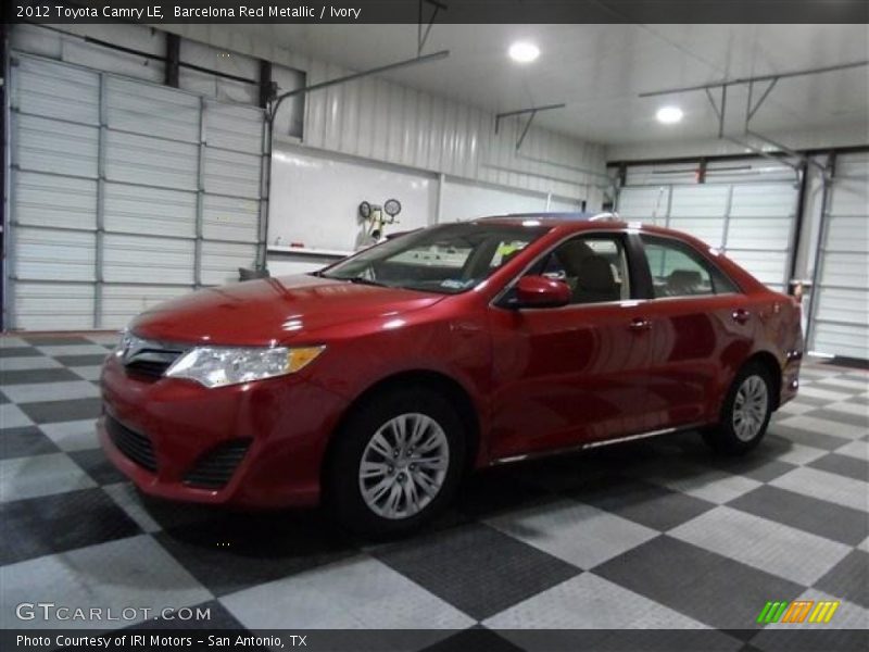 Barcelona Red Metallic / Ivory 2012 Toyota Camry LE