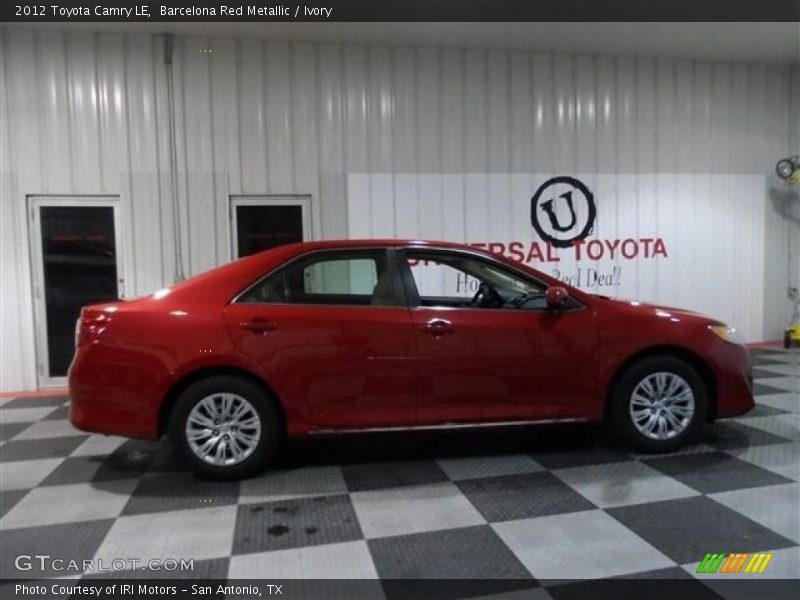 Barcelona Red Metallic / Ivory 2012 Toyota Camry LE