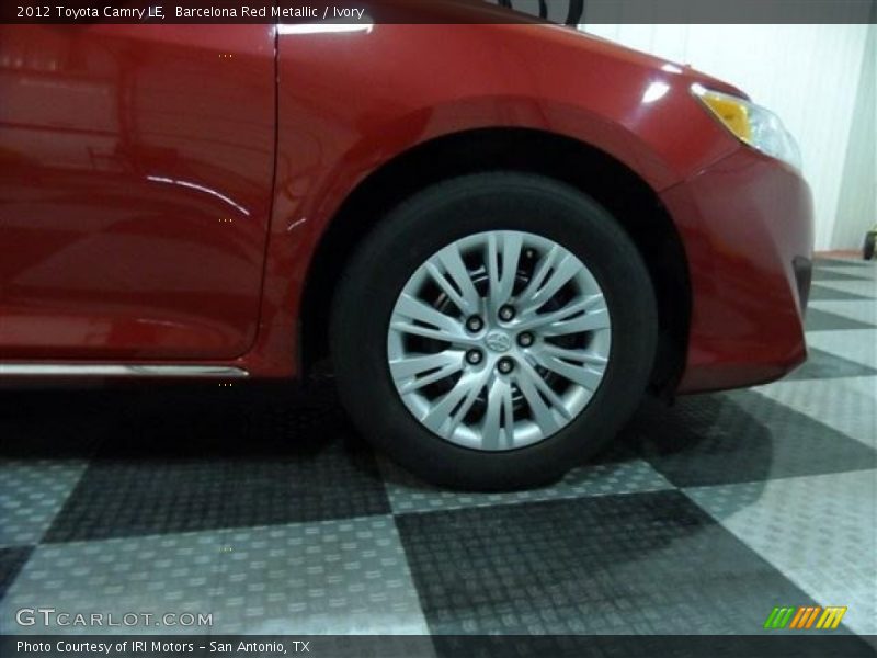 Barcelona Red Metallic / Ivory 2012 Toyota Camry LE