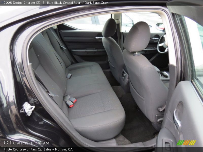 Brilliant Black Crystal Pearl / Dark Slate Gray 2008 Dodge Charger SE