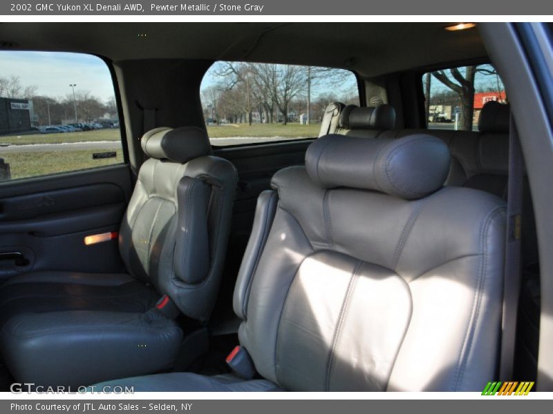 Pewter Metallic / Stone Gray 2002 GMC Yukon XL Denali AWD