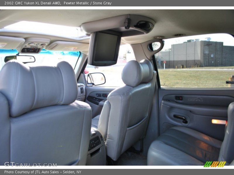 Pewter Metallic / Stone Gray 2002 GMC Yukon XL Denali AWD