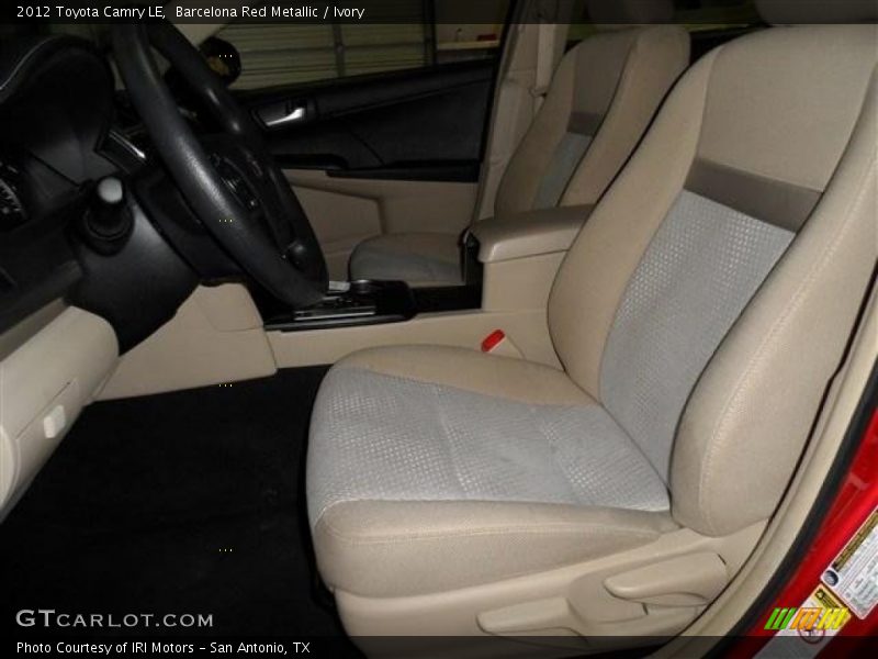 Barcelona Red Metallic / Ivory 2012 Toyota Camry LE