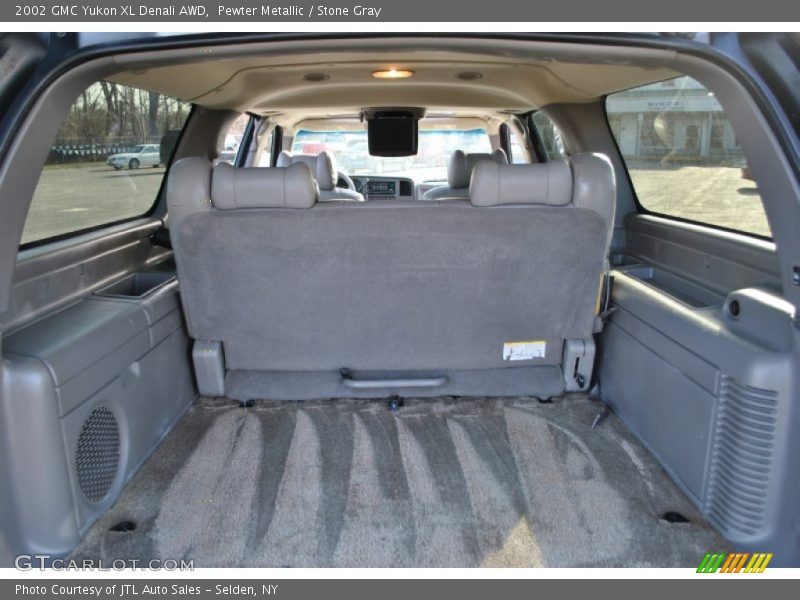 Pewter Metallic / Stone Gray 2002 GMC Yukon XL Denali AWD