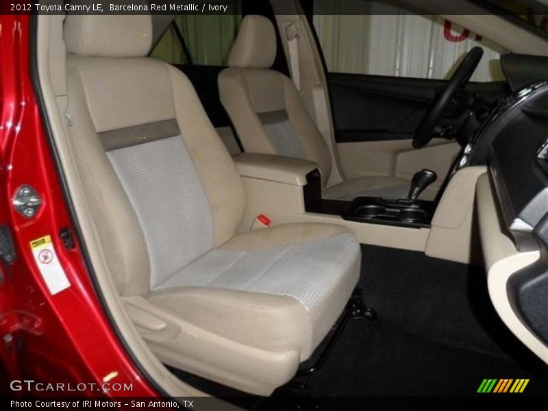 Barcelona Red Metallic / Ivory 2012 Toyota Camry LE