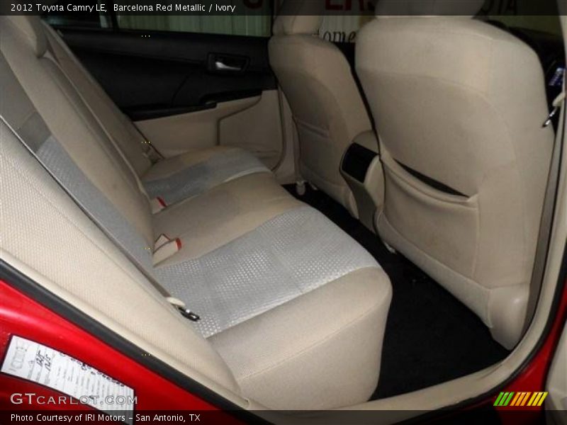 Barcelona Red Metallic / Ivory 2012 Toyota Camry LE