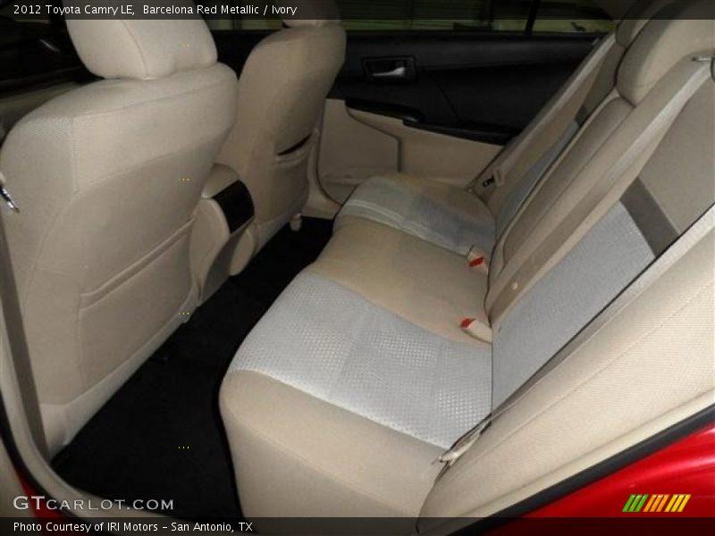 Barcelona Red Metallic / Ivory 2012 Toyota Camry LE