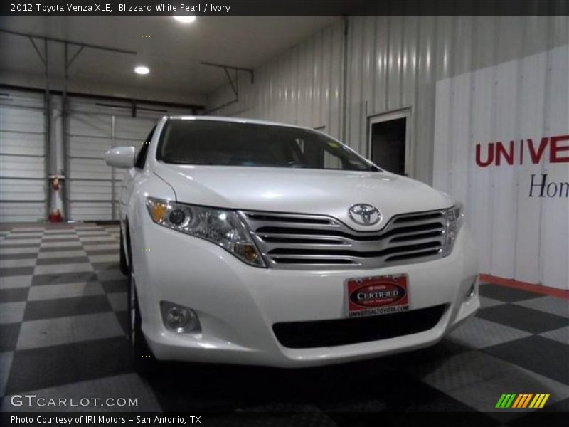 Blizzard White Pearl / Ivory 2012 Toyota Venza XLE