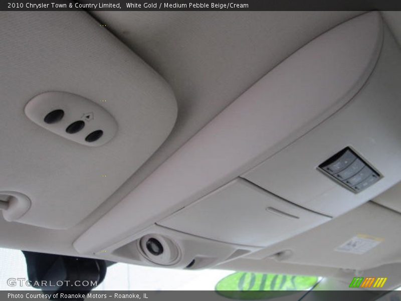 White Gold / Medium Pebble Beige/Cream 2010 Chrysler Town & Country Limited