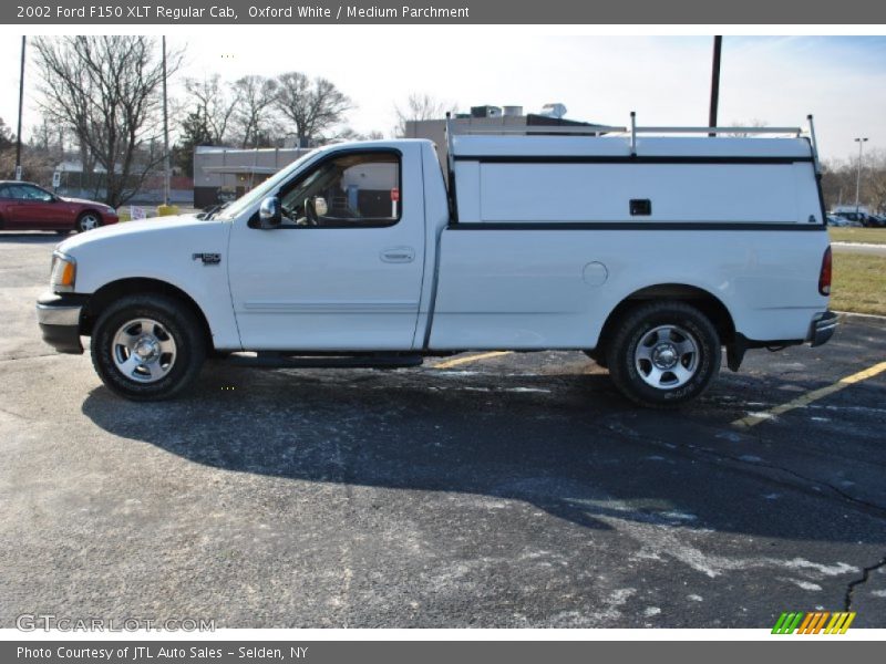 Oxford White / Medium Parchment 2002 Ford F150 XLT Regular Cab