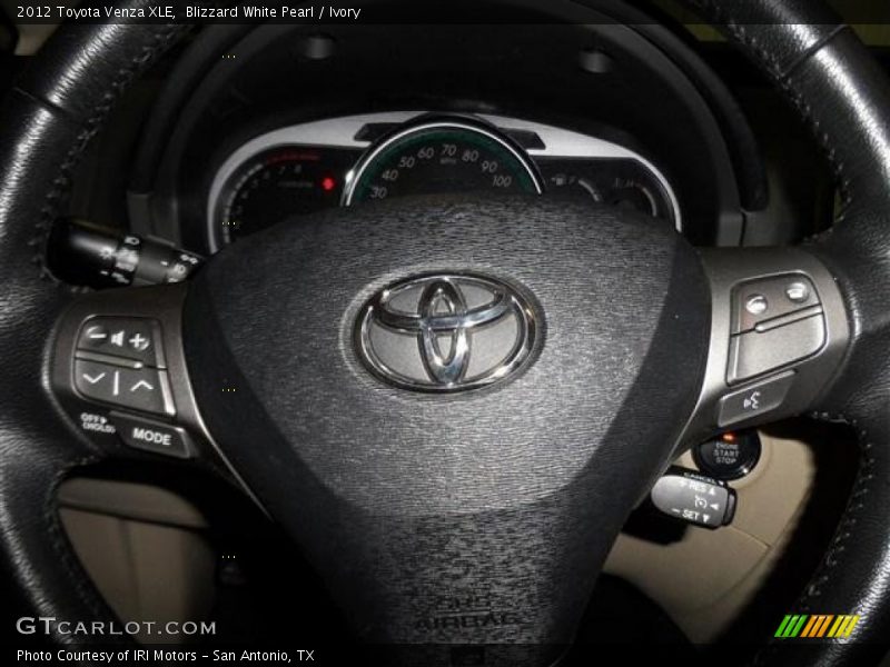 Blizzard White Pearl / Ivory 2012 Toyota Venza XLE