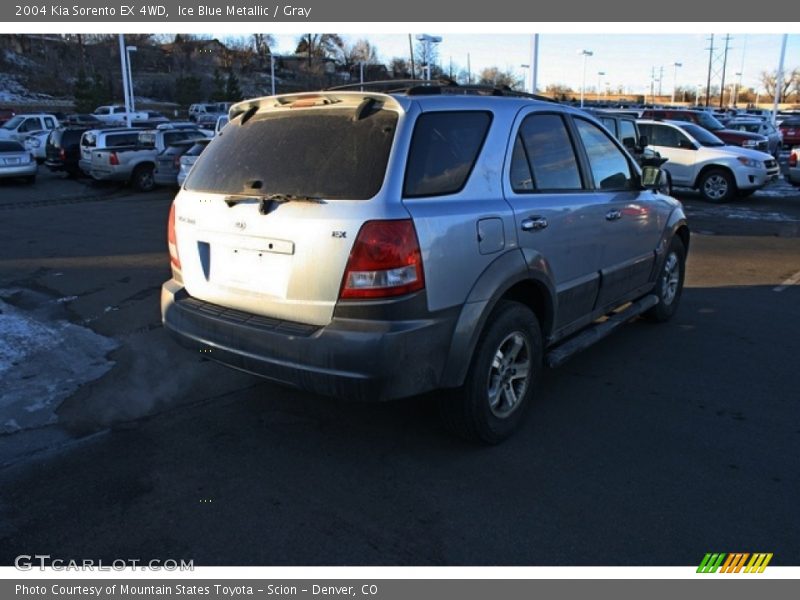 Ice Blue Metallic / Gray 2004 Kia Sorento EX 4WD