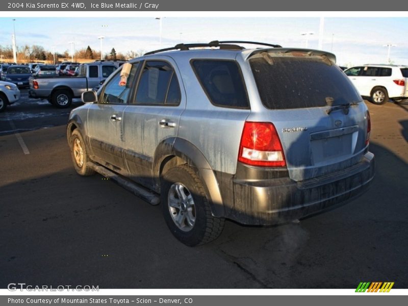 Ice Blue Metallic / Gray 2004 Kia Sorento EX 4WD