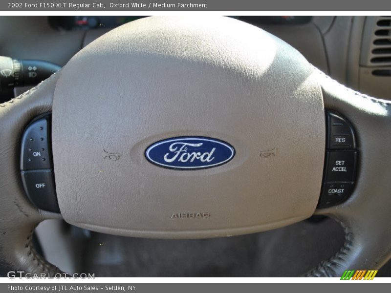 Oxford White / Medium Parchment 2002 Ford F150 XLT Regular Cab