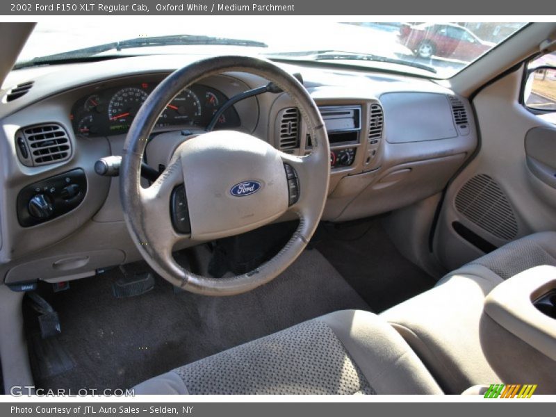 Medium Parchment Interior - 2002 F150 XLT Regular Cab 